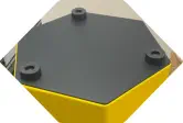 Bodenplatte eines Hexagon Sitzelement