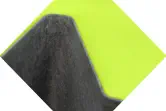 Detailaufnahme einer Hocker Element Naht in Teilleder