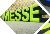 Buchstaben zum darauf sitzen bilden das Worf Messe